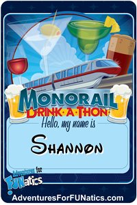 Monorail Drink-a-Thon Passport
