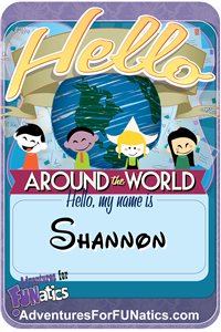 Hello Around the World Passport